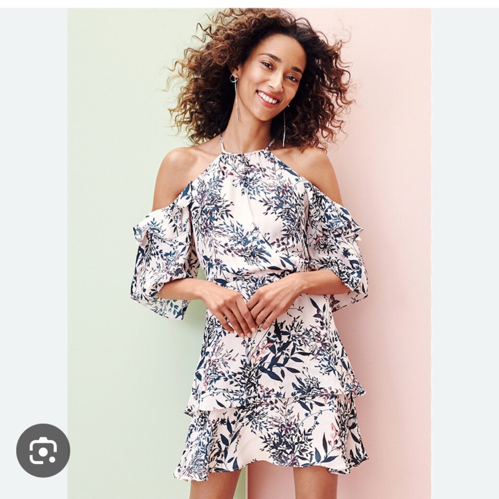 Parker cold shoulder dress